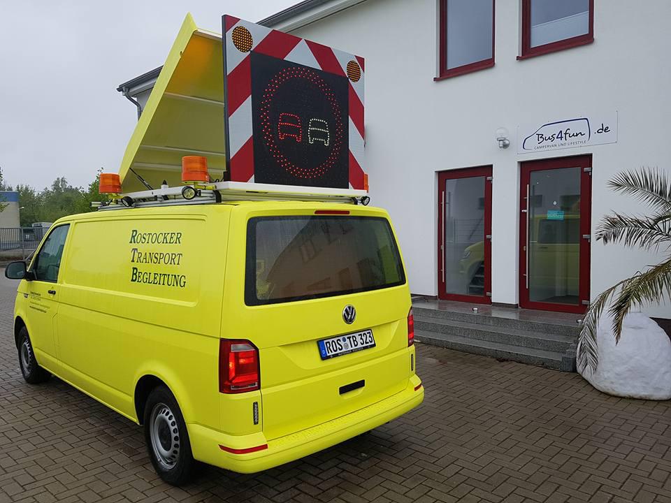 Bus4Fun BF3 Schwerlast-Begleitfahrzeug (VW T6) 1 Umbau Bus4Fun