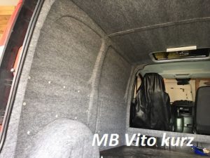 Mercedes Benz MB Vito kurz mit B4f Carpet-Filz