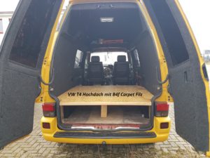 VW T4 Hochdach mit B4f Carpet-Filz Anthrazit