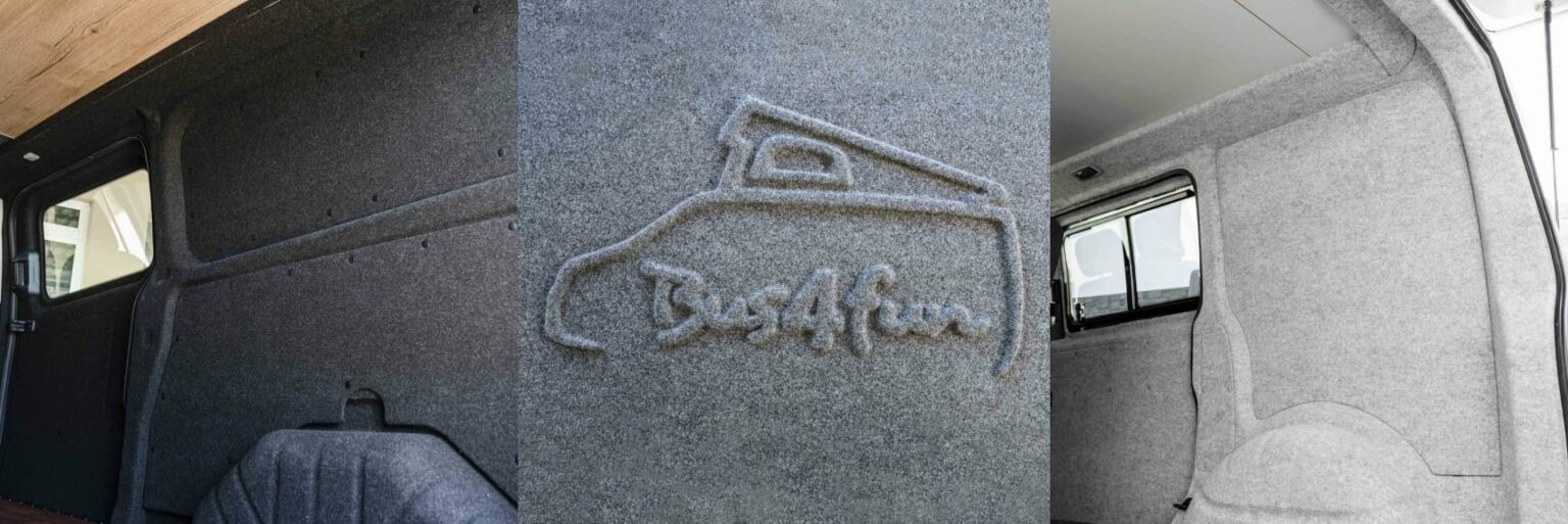 Filz-Anthrazit-Steingrau-Silbergrau Bus4fun B4f Carpet Filz